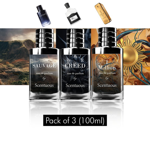 Pack of 3 Perfumes 100 ML