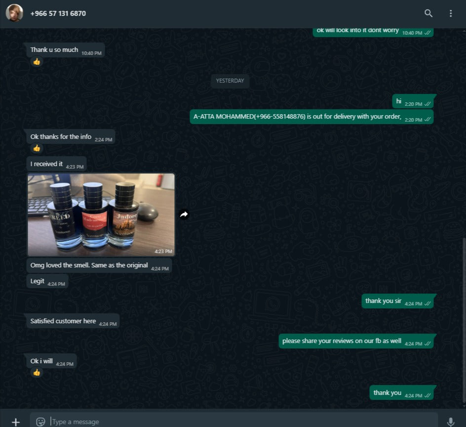 Pack of 4 - Sauvage , Bleu , 1 Million , Creed (100 ML)