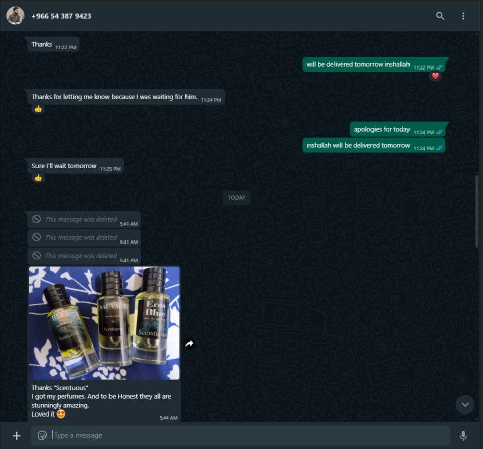 Pack of 4 - Sauvage , Bleu , Creed , 1 Million (50 ML)