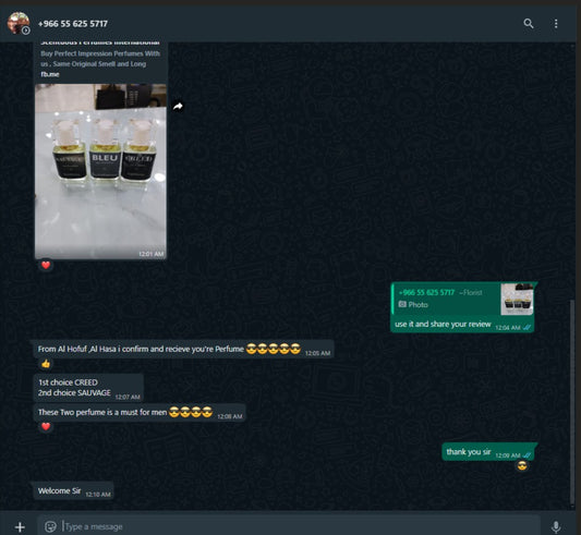 Pack of 5 - Sauvage , Bleu , Creed , 1 Million , Eros (30 ML)